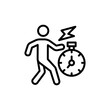 Endurance icon in vector. illustration