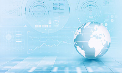 Poster - Global communication and technology Image