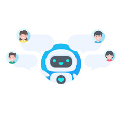 Poster - Auto reply system with intelligent robots provide information and help customers with problems