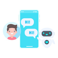 Poster - Auto reply system with intelligent robots provide information and help customers with problems