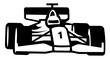 Formula1 SVG, Car silhouette, F1 SVG, Sports car icon, Race car SVG, Race car front SVG, Racer SVG
