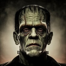 The Monster Of Frankenstein. Generative AI
