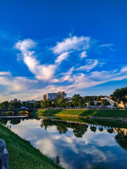 Wall Mural - view of the river