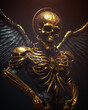 Angel of the Darkness Golden Skull 