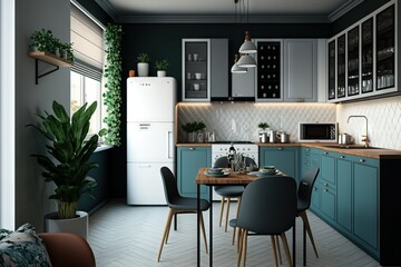 Wall Mural - Modern kitchen interior