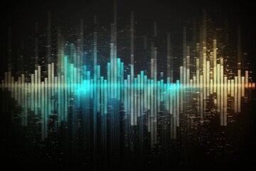 Technology background Data flow concept. business analysis. code on blue. internet payment, e-transaction, Data flow. visualization of realms. Financial technology concept. wallpaper. AI Generated
