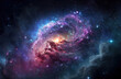 © neirfy - Abstract universe background, cosmic gas and stars