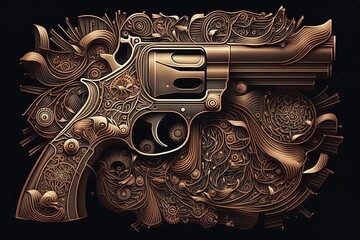 Poster - Dancing Bullets: An Illustration of Firearms Generative AI