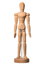 木製の人体模型