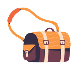 Poster - leather suitcase icon