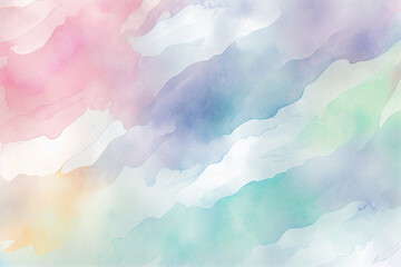 Naklejka na meble watercolor background with watercolor with Generative AI technology