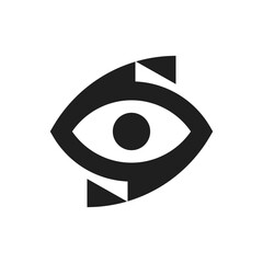 Wall Mural - S icon Logo Eye