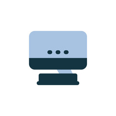 Fototapete - pc desktop vector icon. computer component icon flat style. perfect use for logo, presentation, website, and more. simple modern icon design flat style