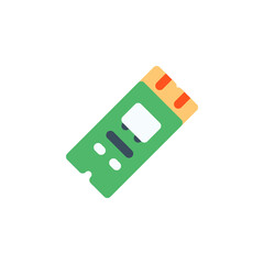 Fototapete - ssd vector icon. computer component icon flat style. perfect use for logo, presentation, website, and more. simple modern icon design flat style