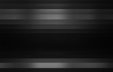 Wall Mural - Black background. Abstract light black gradient. Shiny  stripes texture background. Dark geometric texture wall with light reflections. Black wallpaper. 3D Vector illustration.