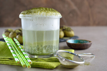 Sticker - Green tea matcha latte