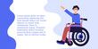 © Katsiaryna - International Day of Persons with Disabilities IDPD . to raise awareness of the situation of disabled persons in all aspects of life. Vector illustration.