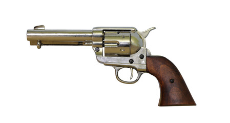 Wall Mural - old west revolver with transparent background