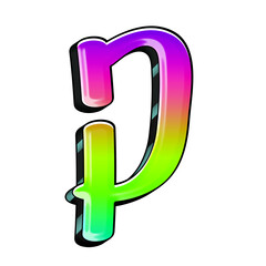 Poster - Graffiti Colorful Alphabet Set, includes font or letters, numbers, punctuation marks, symbols and shapes
