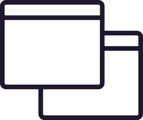 Poster - Link concept. Single premium editable stroke pictogram perfect for logos, mobile apps, online shops and web sites. Vector symbol isolated on white background.