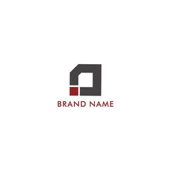 Poster - vector logo design with letter id