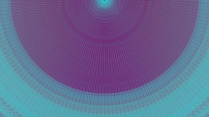 Poster - Abstract rounded wire shape in motion. Creative background. 3d rendering HD