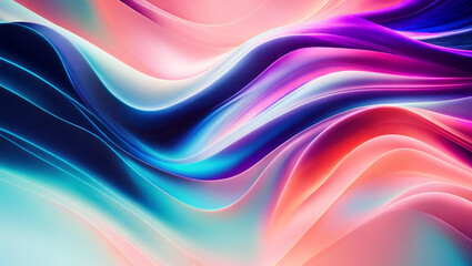 Generative AI, generative and AI background with wavy lines offers a whimsical and organic feel to any artwork. Its abstract and surreal nature can evoke various emotions and offer a memorable effect.