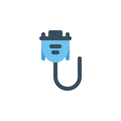 Fototapete - vga cable vector icon. computer component icon flat style. perfect use for logo, presentation, website, and more. simple modern icon design flat style