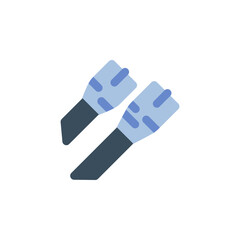 Fototapete - lan cable vector icon. computer component icon flat style. perfect use for logo, presentation, website, and more. simple modern icon design flat style