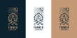 © Fahmiy - Barn farm monoline logo design
