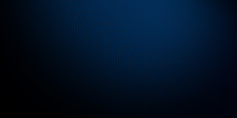 Poster - Modern blue abstract background, circular lines on a blue background