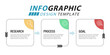 © Teerapat - Timeline Creator infographic template. 3 Step timeline journey, calendar Flat simple infographics design template. presentation graph. Business concept with 3 options, vector illustration.