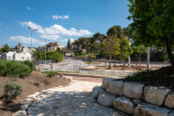 Canvas Print - New area in Migdal HaEmek, Israel