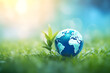International earth day concept, banner with copy space, generative ai