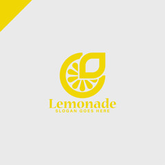 lemonade minimalist modern vector logo