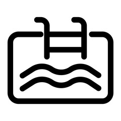 Sticker - swimming icon 