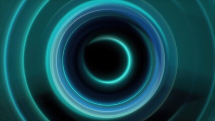 Poster - Radial neon lines. Computer generated 3d render