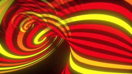 Poster - Rotation lines. Computer generated 3d render