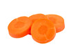 slice carrot on transparent png
