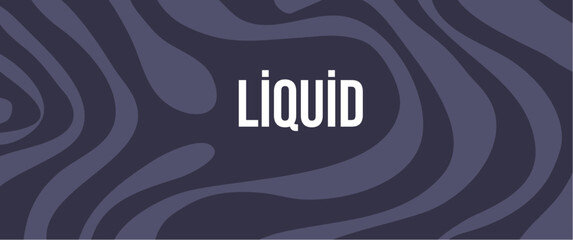 Wall Mural - Abstract liquid flow shapes with text preview, abstract wavy liquid vector design. Background, wallpaper, retro background, typography, graphical assets, decoration.