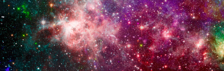 Wall Mural - stars of a planet and galaxy in a free space . bright star nebula. distant galaxy. abstract image. e
