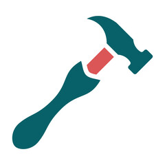 Sticker - Vector Design Hammer Icon Style