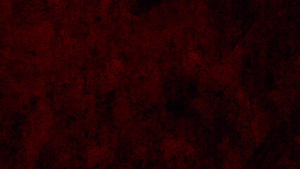 Fototapete - Dark red grunge wall. Abstract dark background. Abstract horror gothic textured design