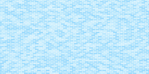 Fototapete - Blue brick wall background