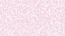 Seamless Abstract 3d Pink Cube Mosaic Pattern
