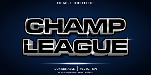 Wall Mural -  champion sport text effect, editable basketball and football text style