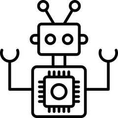 Sticker - Robot Icon