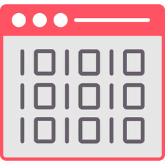 Sticker - Binary Icon