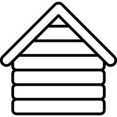 Poster - Wooden House Icon