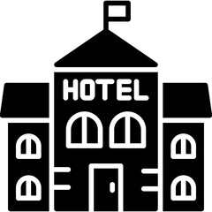 Canvas Print - Hotel Icon